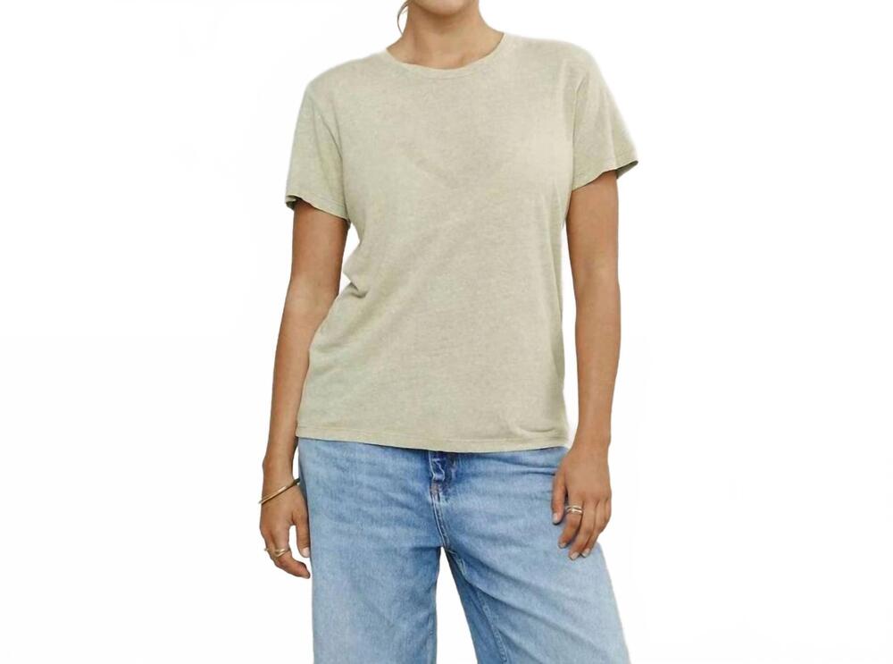 NEW JUNGMAVEN lorel heather t-shirt in rain